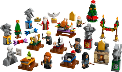 Lojë me ndërtu LEGO Harry Potter 76438 Advent Calendar, 301 copa, 7+, shumëngjyrëshe