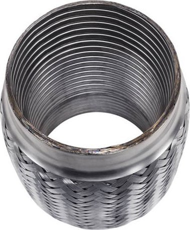 Lidhës shkarkimi TurboWorks Pro 304SS, fleksibël, 70x100mm, ngjyrë argjendi