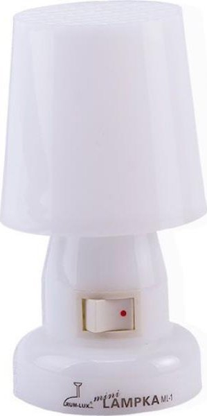 Lampë nate Rum-Lux ML-1 05360, për në prizë 230V, dritë e butë