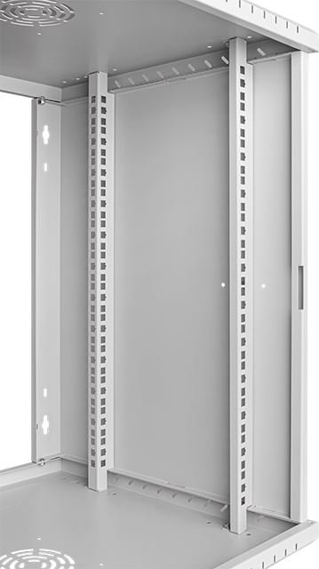 Kabinet rrjeti Digitus 19" 12U, 450mm, derë xhami, gri