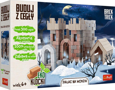 Set ndërtimi Trefl Brick Trick Palace on the Water, tulla të vërteta, kreativ, shumëngjyrësh