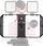 Rig video për telefon Ulanzi U-Rig Pro, me dy doreza, me pika montimi për aksesorë, i zi