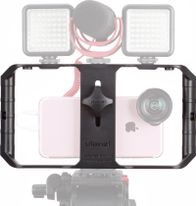 Rig video për smartphone Ulanzi U-Rig Pro, dy doreza, pika montimi për aksesorë, i zi