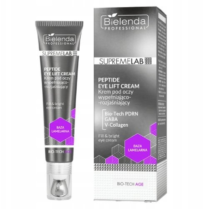 Krem sysh Bielenda Supremelab Bio-Tech Age, peptide, mbushës dhe ndriçues, 15ml