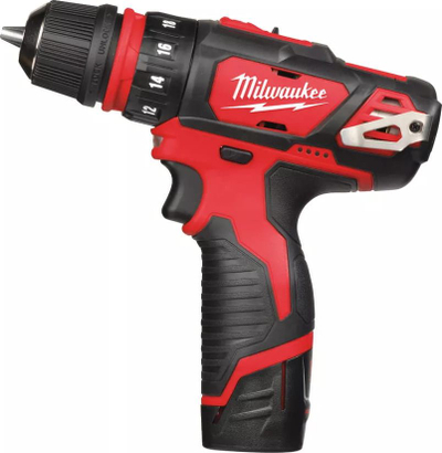 Stërvitëse vidhosëse Milwaukee M12 BPD-202C, 12V, 2x bateri 2Ah