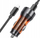 Karikues makine Hoco 43W, USB A dhe USB C, me lejkë Type C në Lightning, portokalli