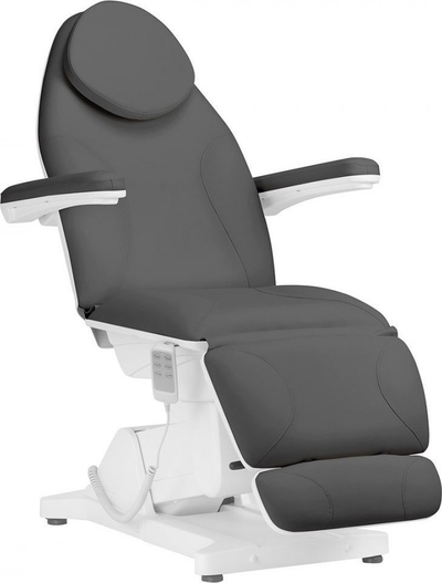 Karrige kozmetike elektrike Sillon Basic, 3 motorë, lëkurë sintetike, gri