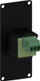 Modul paneli audio Caymon CASY122, lidhës XLR mashkull, montim me terminal bllok, ngjyrë e zezë