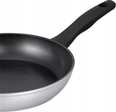 Tigan MG Home Thermo Professional 24cm, alumini me veshje jo ngjitëse, për induksion, ngjyrë çeliku