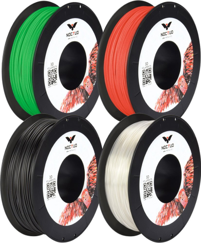 Filament 3D Noctuo ABSolute Box, 4 x 0.25kg ABS, 1.75mm, me ngjyra të ndryshme