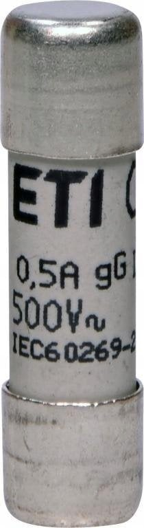 Siguresë cilindrike ETI CH 10x38 gG, 0.5A, 500V