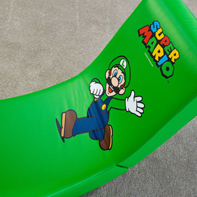 Karrige gaming X Rocker Super Mario Luigi, e gjelbër