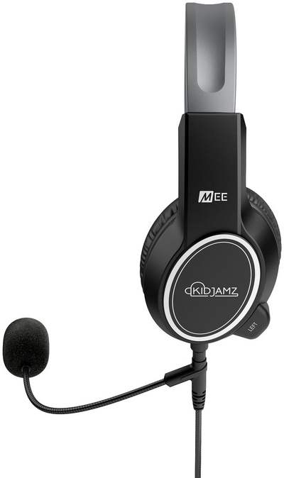 Слушалки за деца Mee Audio KidJamz KJ35, бум микрофон, ограничувач на јачина, црни