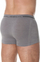 Boxer termo Brubeck Comfort Wool, lesh merino, pa qepje, gri e errët