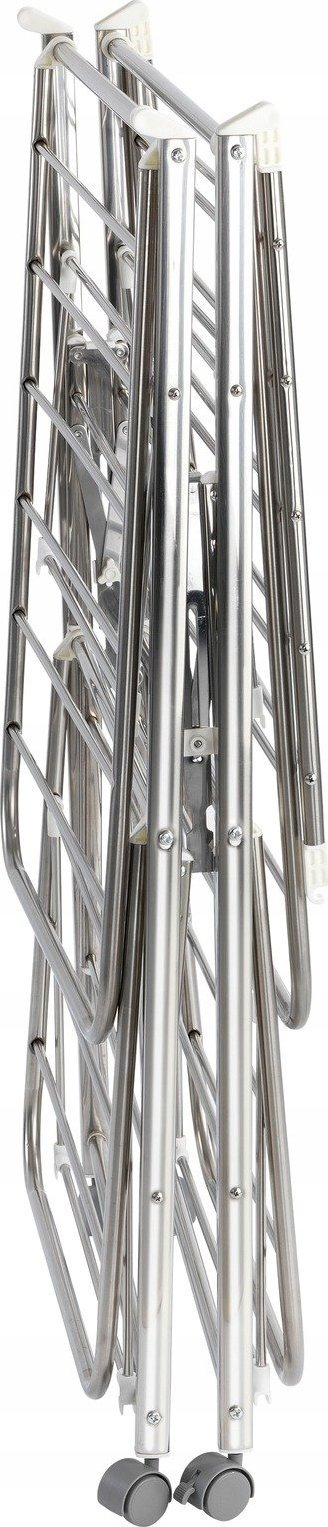 Tharëse rrobash mobile Maximex MOBILE, palosëse, çelik inox, argjend