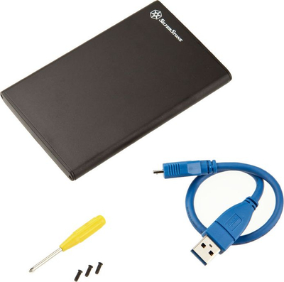 Kuti e jashtme SilverStone Treasure TS10, 2.5", SATA 6Gb/s, USB 3.0, e zezë
