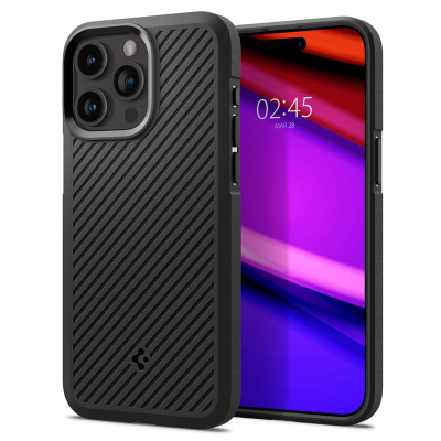 Mbrojtëse Spigen Core Armor për iPhone 15 Pro Max, e zezë