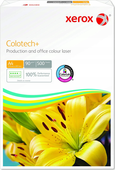 Letër printeri Xerox Colotech+ A4, 90 g/m², 500 fletë, e bardhë