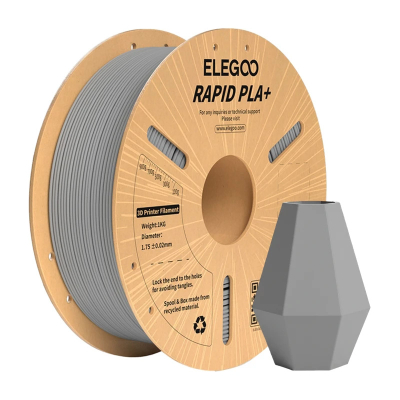 Filament 3D Elegoo Rapid PLA+, 1.75mm, 1kg, gri
