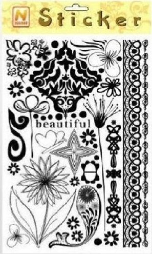 Sticker dekorativ Galeria Hobby Artistic Decal 365, 15.5x23cm, shumëngjyrësh