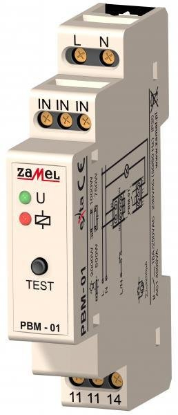 Rele bistabile Zamel PBM-01, 16A, 230V AC