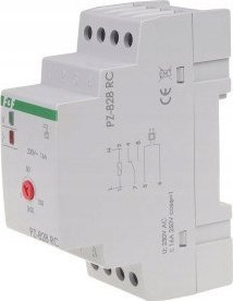 Relé monitorimi uji F&F PZ-828-RC-WD, 230V AC, 16A, e bardhë