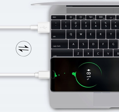 Kabllo Blow USB-A - USB-C, 1.5 m, e bardhë