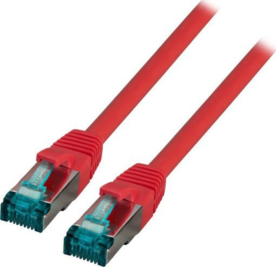 Kabllo rrjeti EFB Elektronik MK6001.0,5R, Cat6a S/FTP, 0.5 m, e kuqe