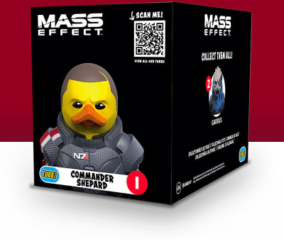Колекционерска фигура Numskull Mass Effect Commander Shepard TUBBZ, 9cm, PVC, со кутија