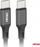 Kabllo karikimi USB AMiO 03903, USB Type C, 2m, 60W, e zezë gri
