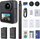 Kamerë aksion Kandao QooCam 3 360°, Travel Combo, e zezë