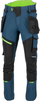 Pantallona pune Lahti Pro L40560, elastike, me plot xhepa, blu petrol