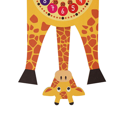 Orë muri MPM Quality D giraffe E05.4468.D, e verdhë