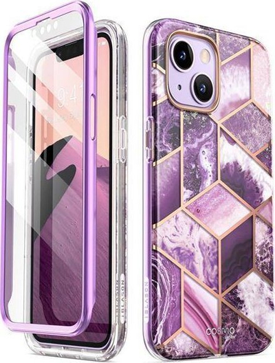 Калъф за телефон Supcase Cosmo за iPhone 14 Plus, armor, Marble Purple