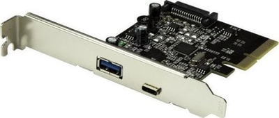 Kartë zgjeruese USB MicroConnect, PCIe 3.0 x1, USB 3.1 Type A dhe USB C