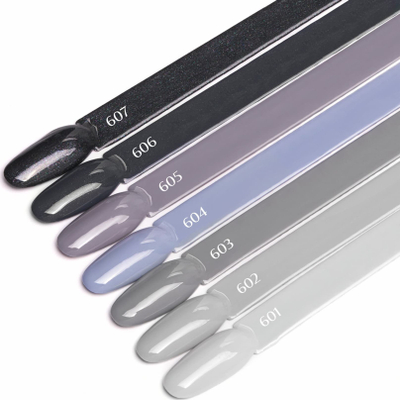 Хибриден лак за нокти Ocho Nails Gray 603, 5 g, сив