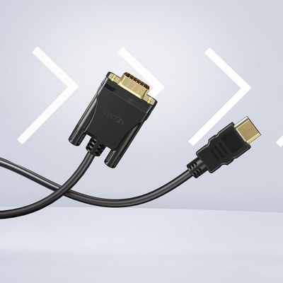 Kabllo HDMI në VGA Unitek, 2 m, Full HD 60Hz, e zezë