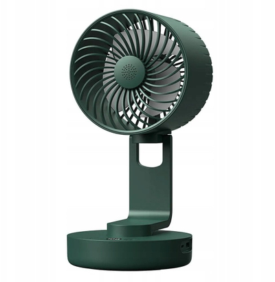 Ventilator tavoline OEM W20, karikim USB C, i gjelbër