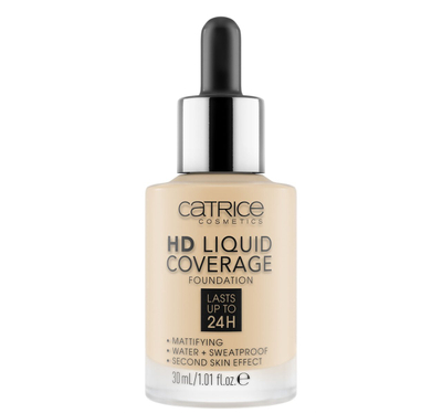 Krem pudër Catrice HD Liquid Coverage, 005 Ivory Beige, 30 ml