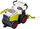 Traktor lodër Mega Creative My Ranch Combine, 20 cm, me drita dhe tinguj, shumëngjyrësh