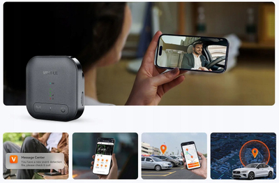 Kamerë për makinë Vantrue N5S Nexus 5 S, 4 kanale, WiFi, e zezë