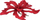 Lule dekorative Titanum Flocked Poinsettia, set 2 copë, 11.5 cm, të kuqe