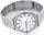 Ora dore Casio MTP-V006D-7B2, çelik inox, ekran me ditë dhe datë, sferë e bardhë