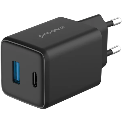 Karikues muri Proove Pocket, 45W, me USB dhe Type-C, i zi