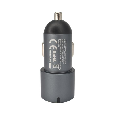 Dviced Car Charger 60W 1 USB-A, 2 USB-C, Gray
