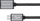 Kabllo USB Kruger&amp;Matz KM0333, USB A në microUSB, 0.2m, argjendtë