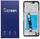Ekran LCD Samsung Galaxy A22 5G A226B, me kornizë, OEM, i zi