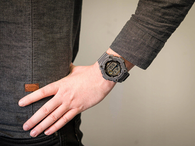 Orë digjitale Casio Sports WS-1300H-8AVEF (638), e hirtë