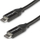 Kabllo USB StarTech USB2C5C50CM, USB C në USB C, 0.5 m, 100 W, e zezë