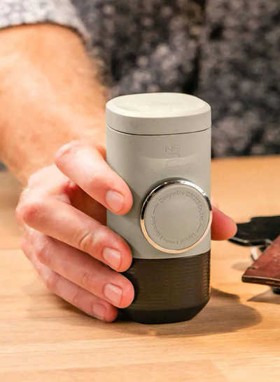 Aparat portativ për kafe Wacaco Minipresso NS2, për kapsula Nespresso, plastike e qëndrueshme, jeshile